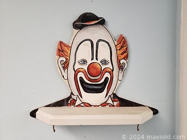 MaxSold Auction: This online auction features furniture such as a glass showcase, floral armchairs, vintage glass front cabinet, midcentury table, sideboard chest, vintage stool, slant top desk, media cabinet, wood dining chairs, antique dining table and others, rugs, lamps, Waterbury mantle clock, vintage hall mirror, paintings and wall art, standing fans, vintage video camera, whiteboards, Bozo the Clown coat hanger, fireplace tools, Casio cash register, books, decor and much more!