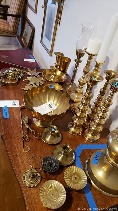 MaxSold Auction: This online auction features furniture such as a vintage leather wingback chair, dining table, MCM cabinets, hutch, chairs, side tables, bookcases, vintage trunk, Ethan Allen sofa, Pennsylvania House china cabinet, shelving units, Adirondack chairs and more, Barbecue grill, woodworking tools, hardware, vintage irons, silverplate, wall art, clothing, Corelle, Dansk dishware, sterling, lamps, office supplies, electronics and much more!