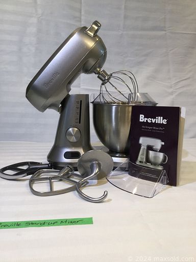 MaxSold Auction: This online auction features furniture such as upholstered slipper chairs, upholstered armchair, glider, Sauder entertainment center, maple chair and others, crystal stemware, Aynsley bone china, Wedgwood, Breville mixer, Cutco cutters, Kenmore sewing machine, small kitchen appliances, linens, costume jewelry and much more!