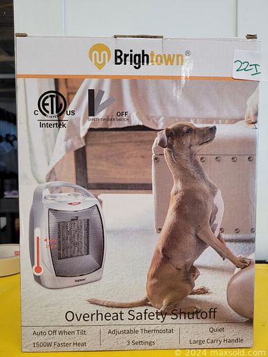 MaxSold Auction: This online auction features NIB items such as smartwatches, hand warmers, Christmas lights, earbuds, small kitchen appliances, ceramic heaters, Bluetooth toques, heated apparel, canopy tents, dash camera, Jed North clothing, jeans and much more!