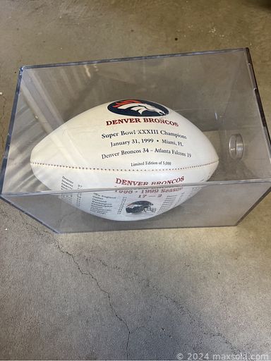 MaxSold Auction: This online auction features train cars, Halloween decorations, power & hand tools, Broncos collectibles, die-cast collectible cars and much more!