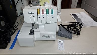 MaxSold Auction: This online auction includes furniture such as a teak dining table, dressers, Klaussner Home Furnishings sofa, butcher block table, Adirondack chairs, occasional chair, painted Bombay cabinet, bar stools, queen bedframe, side tables and others, lamps, rugs, Husqvarna, Bernina and other sewing machines, fabrics, quilting supplies, arts and craft supplies, office supplies, electronics, linens, jewelry, accessories, books, artworks, wheelchair, kitchenware, small kitchen appliances, Noritake and other china, cleaning supplies, figurines, Tyco model trains, tools, hardware and many more!