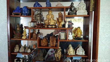 MaxSold Auction: This online auction features signed wall art, handmade wool rugs, carpentry tools, furniture such as bar stools, utility shelving, media center bookcase, armchairs, antique oak cabinet and loveseats, formalwear, home decor, DVDs, vinyl records and much more!