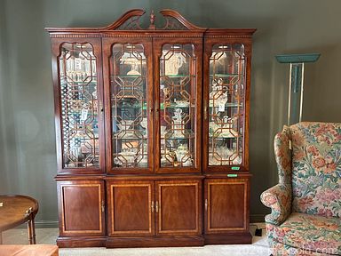 MaxSold Auction: This online auction includes furniture such as an antique chair, Sklar Peppler credenza, leather lift recliner, elephant table, shelving units, drafting table, sofa bed, marble top dresser, antique chair, bamboo table, Ethan Allen cabinet and others, kitchenware, small kitchen appliances, lamps, wall art, prints, glassware, china, mirrors, figurines, books, bird decor, electronics and much more!