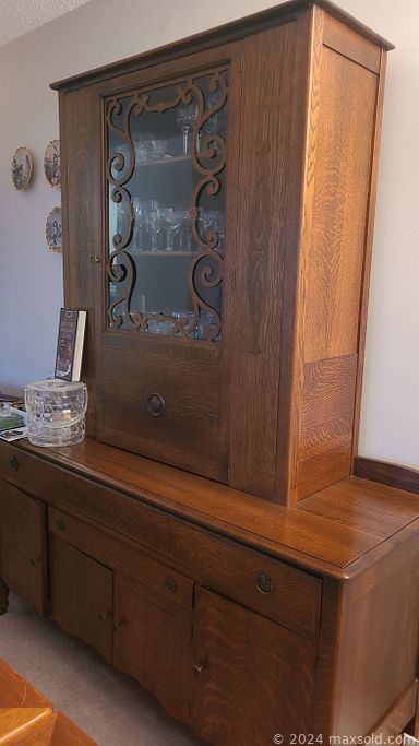 MaxSold Auction: This online auction features furniture such as a vintage table, heirloom chest, desk, vintage library desk, buffet, tea cart, TV stand, chairs, shelving units, Knetchel dresser, Eastlake table, nesting tables, sofa bed, oak dining set and others, costume jewelry, seasonal decor, coins, luggage, accessories, plush toys, clothing, home health aids, vinyl albums, Spode, Royal Winton, Noritake, Paragon and other china, lamps, linens, clocks, silverplated items, wall art, Blue Mountain pottery, decor, tools, Wood’s upright freezer, sewing machine, gardening equipment and much more!