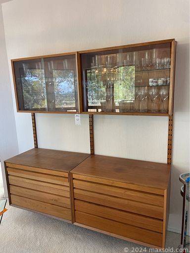 MaxSold Auction: This online auction features art glass, sake cups, MCM floating cabinet set, nutcrackers, vinyl records, metal leaf sculpture, carved wood screen, glass top tables, MCM stereo console, TVs, decanters, planter pots, small kitchen appliances, office supplies, swivel chairs, chrome drink carts, Denmark plate collection, starburst mirror, power & hand tools, Superior safe, Le Creuset, perfume bottles, vintage sewing machine, belt buckles, and much, much, more!!!