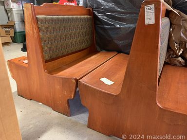 MaxSold Auction: This online auction features furniture such as a wicker shelf, rattan chair, bedframes, school desk, booth seating, tea cart, shelving units, file cabinets, chairs and others, Daniel Boone grill, smoker, stand-up freezer, kitchenware, small kitchen appliances, yard tools, seasonal decor, totes, planters, Werner ladder, power tools, home health aids, sewing and craft supplies, linens, wall art, rugs, lamps and much more!