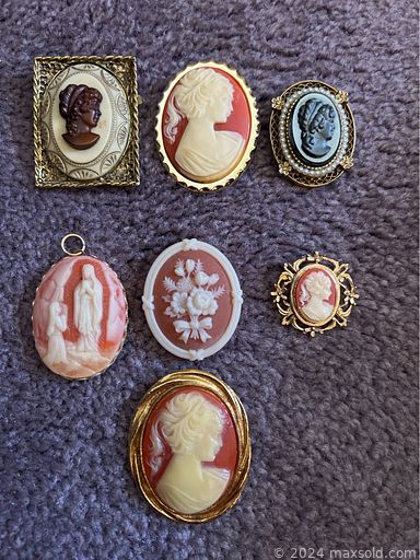 MaxSold Auction: This online auction features costume jewelry, cameos, watches, sterling jewelry, jewelry boxes, lingerie chests, desk & chair, milk glass, Victorian figures, organ & bench, vinyl records, miniature tea sets, Wade figures, cedar closet, and much, much, more!!!