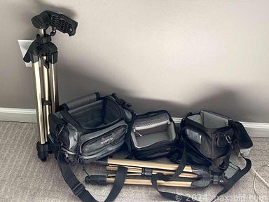 MaxSold Auction: This online auction features items like framed prints, wall art, lamps, chair lounge, wall mirror, linens, decors, rocking chair, grandfather chair, binoculars, storage bench, cabinet, flatware, glassware, books, freezer, cabinet, costume jewelry, Christmas decors, robot vacuum, headset, printer, bobble head collection, wood planes, luggage, camera equipment, cleaning supplies, toys, workout equipment, pet supplies, shelves, collectibles, hats, tools, bicycles and much more!