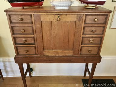 MaxSold Auction: This auction features collections of English & Asian Pottery, Antiquarian Maps/Prints/Books, Japanese Prints, Canadian & Georgian furniture, Jewelry, Travel Collections and more and much much more!