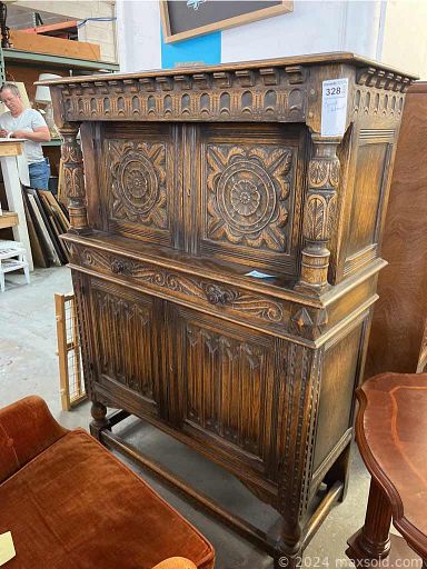 MaxSold Auction: This online auction features like armoire, dresser, bookshelf, dining table, mirror, hutch, cupboard storage, console table, end table, area rugs, silver-plates, women suites, sport equipment, glassware, frames, sofa, books, china sets, home decors, kitchen appliances toys, tools, wall art, lamps, electronics and much more!