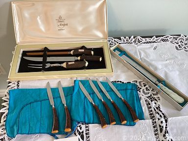 MaxSold Auction: This online auction features Blue Mountain Pottery, golf accessories, vintage toys, puzzle, desk & chair, office supplies, sewing machines, china flowers, teacup/saucer sets, perfume bottles, small kitchen appliances, metal wall art, hand tools, stained glass light fixtures, beer stein, pewter ornaments, BBQ grill, cameras, tabletop firepit, chest freezer, costume jewelry, and much, much, more!!