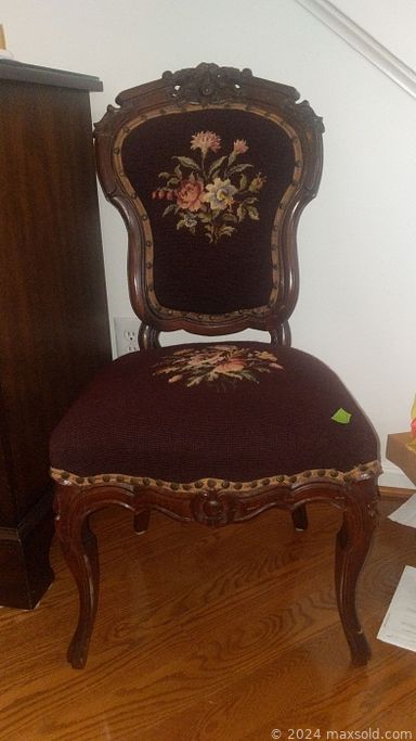 MaxSold Auction: This online auction features silver plate sets, framed art, costume jewelry, furniture such as carved wood settee, side tables, armchairs, antique washstand and sofa, lamps, bakeware, home decor, glassware, Sony speakers and much more!