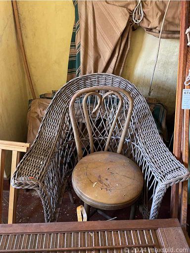 MaxSold Auction: This online auction features furniture such as a bookcase, MCM dresser, desk, cabinets, chairs, vanity, file cabinets, office chairs, kids chairs, end tables, storage units, carts and more, Craftsman vacuum, outdoor awning, Brigs and Stratton mower, vintage games, shutters, toys, books, seasonal decor, kitchenware, small kitchen appliances, electronics, fabric, posters, baskets, shoes, printer, woven blankets, art supplies and much more!