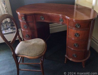 MaxSold Auction: This online auction features antique wood stove, cast iron sinks & tub, vintage desk, futon, stained glass lamps, stereo equipment, wicker furniture, power & hand tools, antique door knobs, vintage bottles, electric fireplace, vintage stoneware, Ray Weaver sketches,  depression glass, office supplies, small kitchen appliances, antique clarinet, air compressor, rolling tool cabinet, cameras, drafting table, telescope, stamps, coins, and much more!