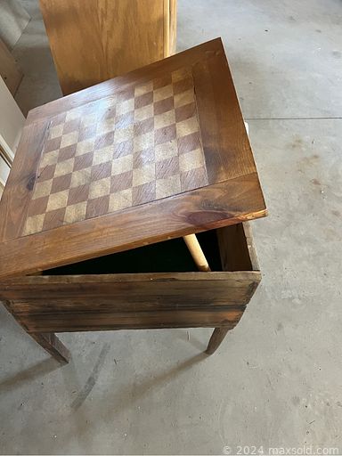 MaxSold Auction: This online auction features small kitchen appliances, toys, TVs, beauty appliances, party supplies, games, decanter sets, power & hand tools, yard tools, electric keyboard, desk, office supplies, Stephen Whittle print, antique school desk, art glass, bar stools, decorative teapots, secretary desk, cedar chest, nutcrackers, metal art, daybed, steins, cameras, mini-fridge, patio furniture, BBQ grill, lawnmower, Tiffany-style stained glass lamps, and much more!