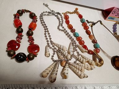 MaxSold Auction: This online auction features Antique & Vintage Collectibles Costume Jewelry, Jewelry making Beads Lots, EPLA Porcelain Trinket, Cribbage board, New Leather Handbags, Sander, Router TOOLS, Vintage Christmas ornaments, Valentine\'s Day Cards, Maasai Sculptures, Africa NDEBELE Doll, Blendo tumbler glasses, NIB Porcelain DOLLS, Pewter S&P shakers, Toro snow power shovel and much more!