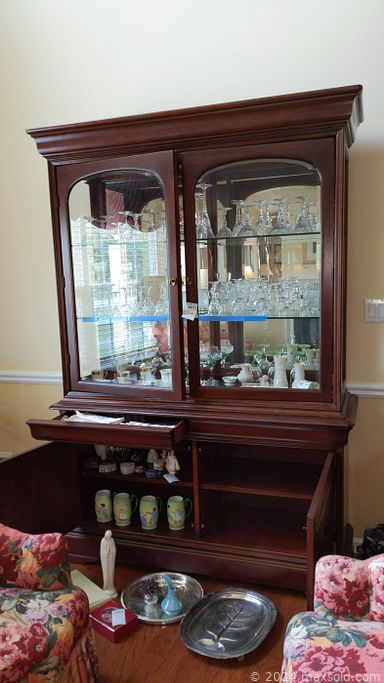 MaxSold Auction: This online auction features furniture such as table and chair sets, sofa, armoire, shelving units, upholstered chairs, bedframes, wicker dressers, cabinets, and others, wall art, mirrors, rugs, lamps, kitchenware, small kitchen appliances, books, Lenox, Waterford, electronics, costume jewelry, clothing, accessories, linens, decor, office supplies, cleaning supplies, tools, books, toys, Belleek, Wedgwood and other china, glassware, vases and much more!