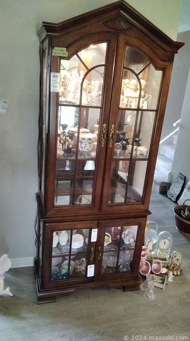 MaxSold Auction: This online auction includes furniture such as dressers, shelving units, drop-leaf table, Sklar-Peppler wood table, china cabinets, wicker chairs and others, kitchenware, small kitchen appliances, faux trees, Royal Doulton figurines and other decor, silver-plate, cleaning supplies, Royal memorabilia, clocks, vanity set, clothing, accessories, jewelry, linens, electronics, mirrors, seasonal decor, porcelain dolls, office supplies, refrigerator, hardware, gardening decor and supplies, yard tools, mirror art, Flex Master home gym and many many more!