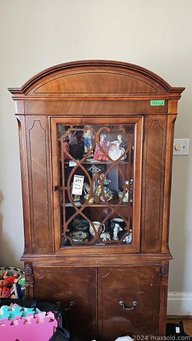 MaxSold Auction: This online auction includes furniture such as a reclining sofa, china cabinet, dining table, dining chairs, bookshelves, cabinets, dressers, bed frame, cane chairs and others, exercise equipment, mobility aids, dryer, washing machine, seasonal decor, kitchenware, small kitchen appliances, Royal Albert, Sovereign and other china, rugs, sports equipment, shoes, clothing, vases, rugs, lamps, Birks sterling, small home appliances, books, trading cards, BBQ grill and many more!