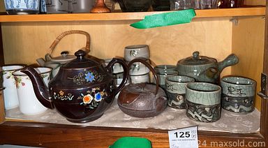 MaxSold Auction: This online auction includes furniture such as nightstands, dressers, desks, chairs, cabinets, shelves, sofa and others, kitchenware, small kitchen appliances, vintage magazines, books, barware, clothing, shoes, accessories, lamps, vintage telephone, vintage floor scale, sports equipment, Limoges china, wall art, vintage luggage, cameras, pillows, brass horn, car care supplies, yard tools, suitcases, linens, figurines, decor, bathroom accessories and many many more!