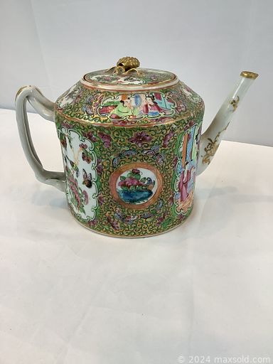 MaxSold Auction: This online auction features furniture such as upholstered armchairs, Brown Jordan patio furniture, dining set, Baker dresser, king bedframe, nightstands, canopy bed, wood desk, lowboy dresser, desk, Warning bow front table and others, lamps, Cheryl Williams pottery, Southwest Pueblo pottery, vases, sterling silverware, Tom Perkinson watercolor and other wall art, Asian decor, art glass, Lenox dinnerware, Moustiers Daniel Baudu plates, books, antique brass, seasonal decor, mink coat, stone veneer boxes and much more!