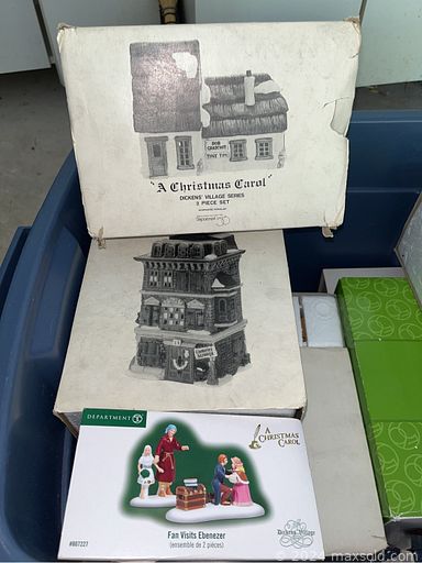 MaxSold Auction: This online auction features leather couch & loveseat, cameras, area rugs, swag lamp, bar stools, pet products, TVs, DVDs, garden art, electric fireplace, golf clubs, women’s clothing, cedar closet, Dept 56 Christmas buildings, hand tools, upright piano, secretary, small kitchen appliances, patio furniture, concrete planters and much more!