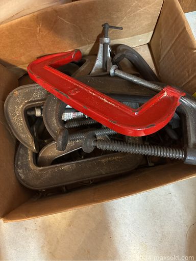 MaxSold Auction: This online auction features area rugs, Queen Anne style furniture, sewing machine, stained glass mirror, decanter set, art glass, rattan furniture, exercise equipment, cedar chest, desk & chair, TVs, office supplies, power & hand tools, hardware, patio furniture, electrical & painting supplies, small kitchen appliances, art supplies, yard tools, and much more!!!