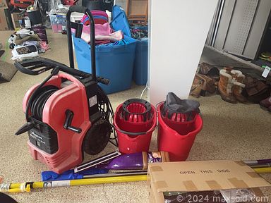 MaxSold Auction: This online auction features outerwear, women’s clothes, games, toys, costume jewelry, outdoor fireplace lanterns, small kitchen appliances, children’s clothing, video game system & games, baby gear, area rug, wetsuit, camera & accessories, brass figures, ukulele, women’s shoes, gift sets, hardware, maternity clothes, beauty products, garden tools, play kitchen sports equipment, and much, much, much, more!!!