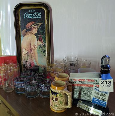 MaxSold Auction: This online auction features folding screen, TV, antique highchair, games, desk, toys, pet products, vinyl records, sewing machines, yard tools, office supplies, inversion table, small kitchen appliances, snowboard, area rugs, camping gear, printer, jewelry, and much, much, more!!!