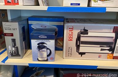 MaxSold Auction: This online auction includes Sony TV, furniture such as wood dresser, wooden armoire, dining room table and chairs, Thomasville cabinet, shelving units, and sleeper sofa, power tools, car care, books, cookware, small appliances, glassware, children’s toys, costume jewelry, home decor, Christmas ornaments, and much more!