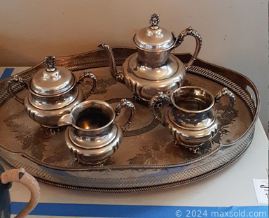 MaxSold Auction: This online auction includes furniture such as bookshelves, music cabinet, sofa, dining chairs, buffet, patio side tables and others, lawnmower and other yard tools, bicycle, ladder, vintage Depression glass, kitchenware, small kitchen appliances, linens, clothing, accessories, vintage radios and other electronics, vintage fans, lamps, decor, fireplace screens, vinyl records, vanity set, cameras, silverplate, home health aids, seasonal decor and much more!