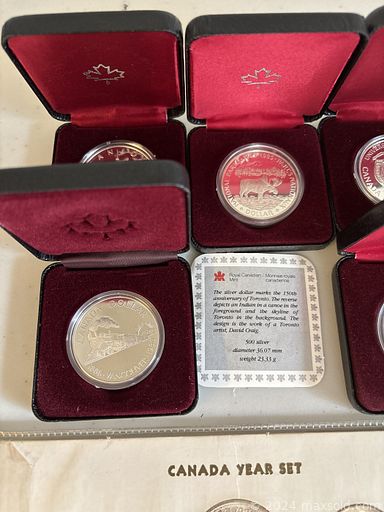 MaxSold Auction: This online auction features small kitchen appliances, cookie cutter collection, antique toaster, art pottery, art glass, vintage bottles, sports collectibles, stamps, coins, printer, DVDs, comics, Swarovski figurines, vintage wooden spin top collection, TV, teacup/saucer sets, Royal Doulton figurine, collector plates, Cranberry glass, trinket boxes, watches, costume jewellery, Christmas village, vintage dollhouse, men’s tuxedos, and much, much, more!!!\n