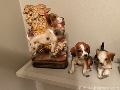 MaxSold Auction: This online auction features Shawnee pottery, Ethan Allan furniture, collectible porcelain beagles, exercise equipment, patio furniture, Fenton glass, desk, solid oak dresser, McCoy pottery, vintage fiesta ware pottery, L.H. Harris bench & chairs and much more!