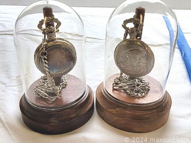 MaxSold Auction: This online auction features vintage dolls, antique irons, vintage lunch boxes, art glass, Hummel annual plates, vintage dry sink, dollhouse furnishings, Blue Willow dinnerware, pocket watches, depression glass, perfume bottles, lighthouses, art pottery, antique books, collector plates and much more!