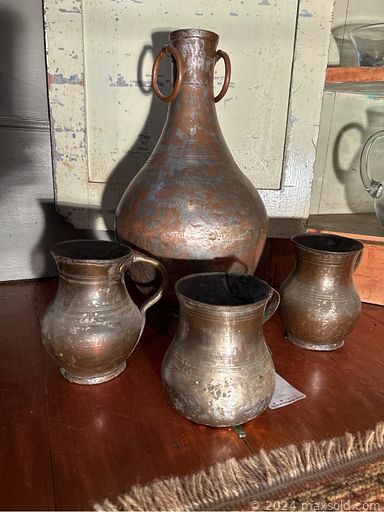 MaxSold Auction: This online auction features stained glass window, masks, Terry Osborne pottery, watches, office supplies, pewter pieces, stone sculptures, jewellery, teacup/saucer sets, children’s books, telescope, plaster busts, art pottery, art glass, Royal Doulton figurines, Indigenous art, musical instruments, vintage books, coins, ashtrays, crocks, garden art, plant pots, and much, much, more!!!