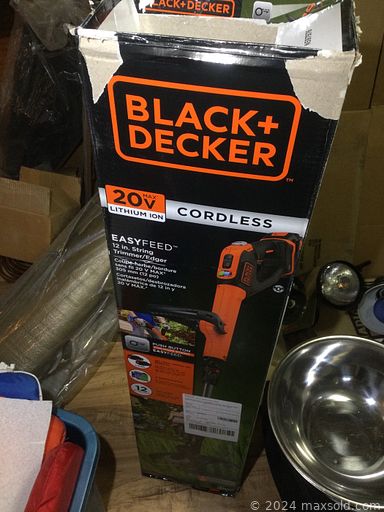 MaxSold Auction: This online auction features sewing machine, chest freezer, TV, desk & chair, small kitchen appliances, chair lift, Sadler tea set, games, fish finder, painting supplies, treadmill, futon, vacuums, BBQ grill, craft supplies, power tools and much more!