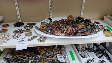 MaxSold Auction: This online auction includes furniture such as nesting tables, sideboard, side tables, gateleg table, chairs, bookcases, folding tables and others, kitchenware, small kitchen appliances, wall art, mass, heaters, Seville fan, crystalware, coins, stamps, office supplies, cleaning supplies, dolls, memorabilia, copperware, silverplate, linens, vases, Queen Anne and other china, lamps, jewelry, accessories, pillows, ceramics, VHS tapes, DVDs, rugs, pottery, ladder and many more!