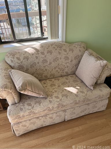 MaxSold Auction: This online auction features 32” Toshiba TV, furniture such as office desk, patio chairs, oak dresser, recliners, and couches, power tools, crystal decor, Brother printer, kitchenware and much more!