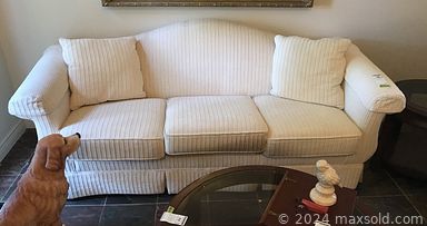 MaxSold Auction: This online auction includes furniture such as a dresser, La-Z-Boy recliner, Ikea armchair, swive chair, bedframes, cabinets, tables and others, kitchenware, small kitchen appliances, totes, books, home health aids, silverplate, lamps, decor, Pro-Form exercise bike, yard tools, garden decor, candles, jars, mirrors, linens, clothing, shoes, accessories, seasonal decor, cleaners, GE refrigerator and many more!