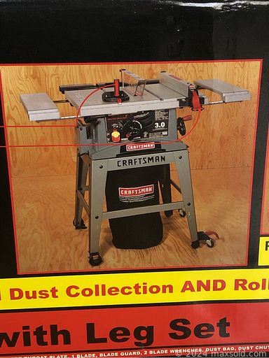 MaxSold Auction: This online auction includes furniture such as a workbench, dining table, resin shelving units, curio cabinet, head and footboard, laundry cabinets, vanity and others, Lifetime storage shed, Harley Davidson and other motorcycle jackets, motorcycle accessories, Crown Ceramics china, tires, wood, pipe shelf brackets, Craftsman door opener, Ryobi lawncare items, Samsung dryer, wall art, Schwinn bike, porcelain tiles, electronics, bags and much more!