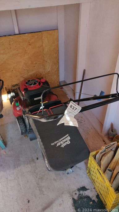 MaxSold Auction: This online auction features furniture such as a china cabinet, hall tree, chairs, microwave cart, curio cabinet, black barstools, decorator table and more, lamps, Mikado china, Syroco style wall hangings, figures and statue, wall art, small kitchen appliances, cutlery, kitchenware, Elvis memorabilia, Craftsman mower and other yard tools, dustbuster, singed tea sets, hardware and much more!