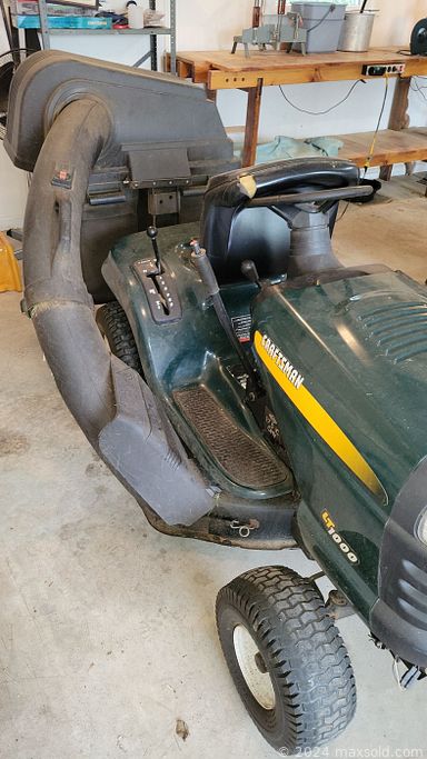 MaxSold Auction: This online auction features riding lawnmower, yard tools, power & hand tools, upright freezer, exercise equipment, dollhouse & accessories, TVs, art pottery, stereo components, depression glass, patio furniture, small kitchen appliances, desks & chairs, steins, CDs, roll top desk, DVDs, brass samovar, futon, area rug, printers, cat collection, Lilliput Lane villages, quilt, office supplies, and much, much, more!!!