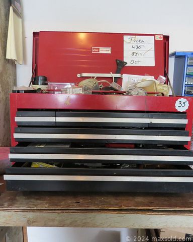 MaxSold Auction: This online auction features decorative plates, dining table & chairs, leather furniture, small kitchen appliances, glass top table,  bedroom furniture, area rug, toolbox, tools, DVDs, and more!