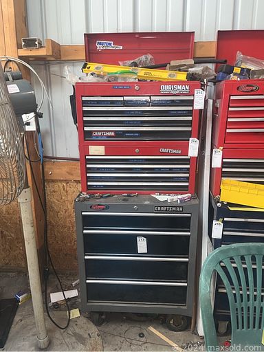 MaxSold Auction: This online auction features costume jewelry, yard tools, glass top table, stereo components, vinyl records, exercise equipment, games, office supplies, craft supplies, sewing notions, children’s books, metal detector, golf clubs, telescope, comics, power & hand tools, toy cars, rolling tool cabinets, desk chairs, vinyl records patio furniture, riding mower, and much more!!!