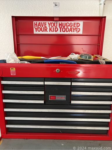 MaxSold Auction: This online auction includes Craftsman toolbox, kitchen appliances, furniture such as dining room tables with chairs, barstools, sofas, buffet table, leather chairs and credenza, fine china, copperware, lamps, paintings, electric scooter, and much more!