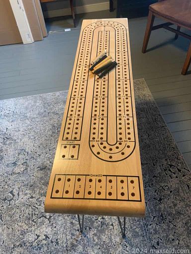 MaxSold Auction: This online auction features an Amish pine cupboard, makeup table, Ikea Billy cabinets, antique dining chairs, Cribbage board table, toys, puzzles, china, homeware, linens, vintage salt and pepper shakers, collector spoons and much more!