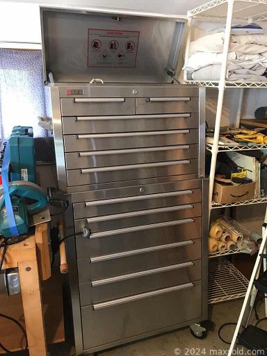 MaxSold Auction: This online auction features appliances such as Kenmore upright freezer, sterling silver such as jewelry and vintage Tiffany basket, décor such as artisan glass, original paintings, crystal, and area rugs, vintage collectibles such as WWII pieces, car racing, and tools, copperware such as pots, pans, and teapot, furniture such as workbench, sofa, and vintage wooden furniture, pewter such as salt and pepper, pitchers, steins, and figurines, outdoor furniture such as patio table and patio chairs and much more!