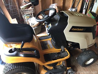 MaxSold Auction: This online auction includes furniture such as storage cabinets, file cabinets, chairs, dressers, tables, bookshelves, stools, patio set, bench, bedframe and others, exercise equipment, artworks, tools, hardware, fishing supplies, golf equipment, packing supplies, ladders, mountain bike, books, VHS, kitchenware, small kitchen appliances, Oneida flatware, Limoges and other china, lamps, washer and dryer, art supplies, toys, games, seasonal decor, linens, figurines, decor, cleaning equipment, electronics, Craftsman pressure washer, Cub Cadet riding mower, yard tools, garden decor and many more!