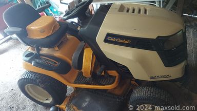 MaxSold Auction: This online auction includes furniture such as a reclining sofa, rocking chair, shelving units, pedestal table, sofa bed, vanity, vintage mahogany dresser, tables, desk, cabinets and others, Uranium glass, Lenox, Royal Worcester and other china, kitchenware, small kitchen appliances, tools, hardware, seasonal decor, kids toys, board games, books, electronics, vintage lamps, souvenirs, religious decor, rugs, office supplies, exercise equipment, cleaning tools and supplies, baskets, Cub Cadet riding mower, Troy-Bilt snowblower, yard tools, doors, frames, ladders, metal windmill and many more!